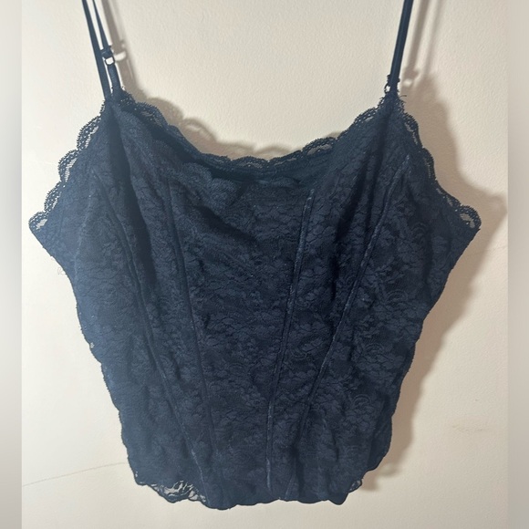 Y2K Allen B. by Allen Schwartz black cami - Picture 1 of 7